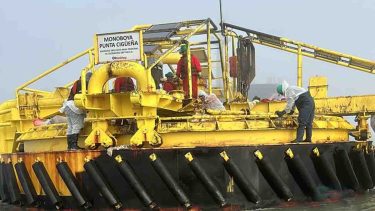 La monoboya Punta Cigüeña es la que clausuraron ayer. Foto: gentileza. 