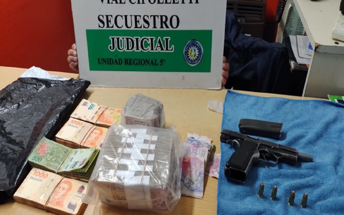 El propietario del arma quedó imputado. Foto: Policía de Río Negro.