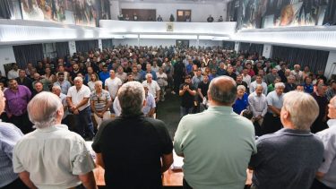 El plenario se realizó esta tarde. 