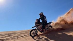 Santiago Rostan cumple con su misión en la temida Etapa Maratón del Rally Dakar