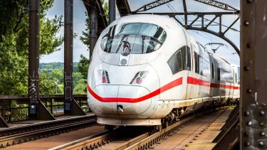 Los trenes alemanes quedarán afectados por la huelga. 