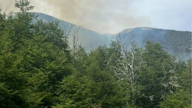 Imagen del inicio del incendio. 