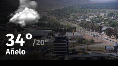 Clima de hoy, jueves 4 de enero de 2024, para la ciudad de Añelo
