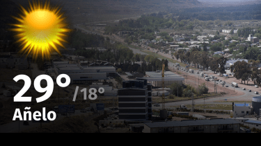 Clima de hoy, miércoles 10 de enero de 2024, para la ciudad de Añelo