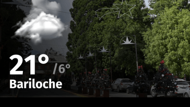 Clima de hoy, lunes 8 de enero de 2024, para la ciudad de Bariloche