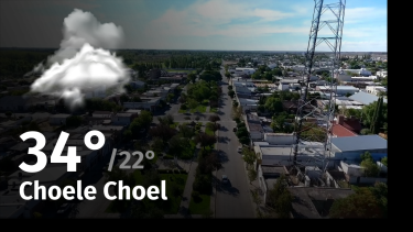 Clima de hoy, viernes 5 de enero de 2024, para la ciudad de Choele Choel