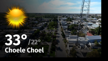 Clima de hoy, lunes 15 de enero de 2024, para la ciudad de Choele Choel