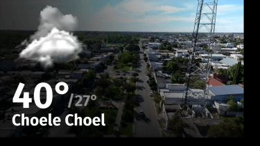 Clima de hoy, viernes 26 de enero de 2024, para la ciudad de Choele Choel