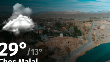 Clima de hoy, viernes 12 de enero de 2024, para la ciudad de Chos Malal