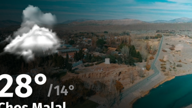 Clima de hoy, sábado 13 de enero de 2024, para la ciudad de Chos Malal
