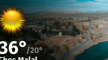 Clima de hoy, lunes 22 de enero de 2024, para la ciudad de Chos Malal