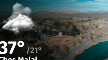 Clima de hoy, jueves 25 de enero de 2024, para la ciudad de Chos Malal