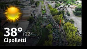 Clima de hoy, miércoles 17 de enero de 2024, para la ciudad de Cipolletti
