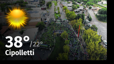 Clima de hoy, miércoles 17 de enero de 2024, para la ciudad de Cipolletti