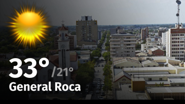 Clima de hoy, lunes 15 de enero de 2024, para la ciudad de General Roca