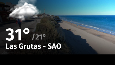 Clima de hoy, viernes 5 de enero de 2024, para la ciudad de Las Grutas – SAO