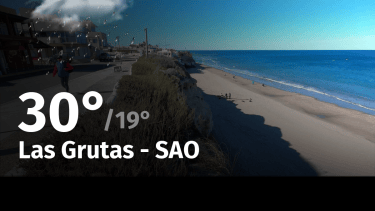 Clima de hoy, viernes 12 de enero de 2024, para la ciudad de Las Grutas – SAO