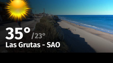 Clima de hoy, lunes 22 de enero de 2024, para la ciudad de Las Grutas – SAO