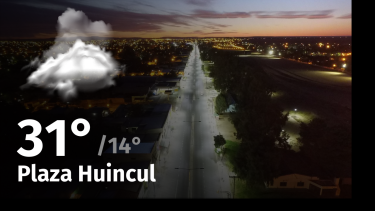 Clima de hoy, viernes 12 de enero de 2024, para la ciudad de Plaza Huincul
