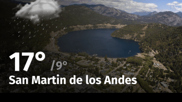 Clima de hoy, domingo 7 de enero de 2024, para la ciudad de San Martin de los Andes