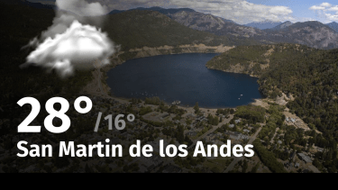 Clima de hoy, domingo 28 de enero de 2024, para la ciudad de San Martin de los Andes