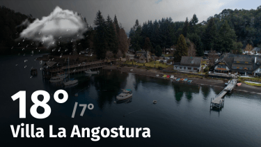 Clima de hoy, domingo 14 de enero de 2024, para la ciudad de Villa La Angostura