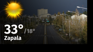 Clima de hoy, domingo 21 de enero de 2024, para la ciudad de Zapala