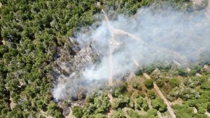 Se controló el incendio en el Lago Hermoso y se radicó una denuncia penal