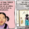 Imagen de "Mónica y las puertas automáticas", la nueva tira de Chelo Candia en el Voy