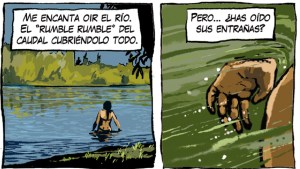«La canción del río», la nueva tira de Chelo Candia en el Voy