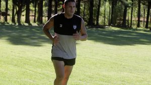 Henry Sáez ya entrenó en Cipolletti en su vuelta al club después de 12 años