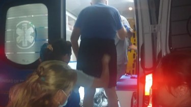 El hombre sufre de alzheimer, y Simón, perro de rastro, lo encontró. Foto gentileza. 