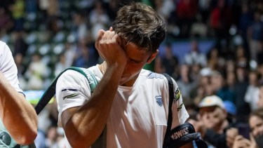 Tomás Etcheverry se mostró angustiado tras abandonar el Argentina Open por una lesión 