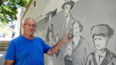  Héctor Todero, bisnieto de Catalina y Massimino, sumó su reseña a los homenajes en memoria de sus ancestros. Fotos: Cecilia Maletti.