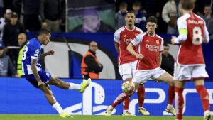 Con un golazo en el último minuto, Porto sorprendió al Arsenal en la Champions League