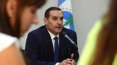 Matias Nicolini es el ministro de seguridad de Neuquen. Foto: Cecilia Maletti