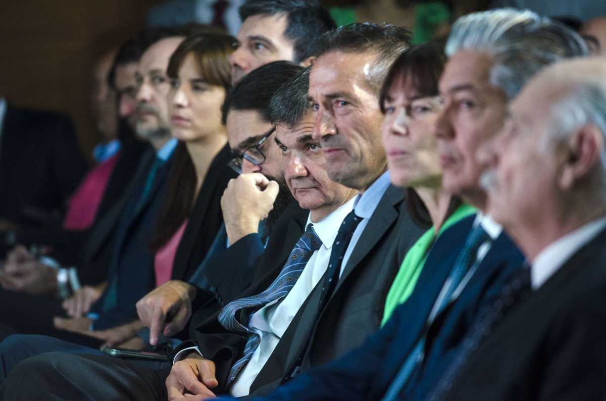 Los ministros Jorge Tobares (Gobierno) y Guillermo Koenig (Economía) participarán de la negociación. Foto: Cecilia Maletti.
