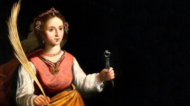 Santa Apolonia es considerada la patrona de los dientes y ayuda con los problemas bucales.-