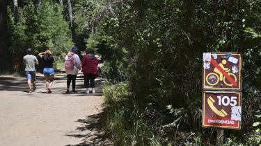 Piden precaución en el parque Nahuel Huapi: esperan senderos con acumulación de nieve y lluvias. Foto Archivo.