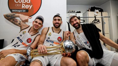 Con Campazzo y Deck, Real Madrid se quedó con la Copa Rey de básquet.