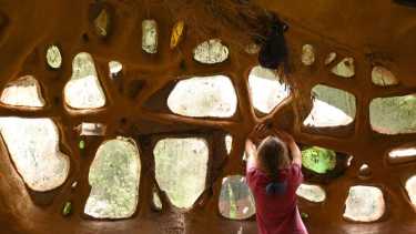 "Barro tal vez"un encuentro para aprender a construir con barro. Foto: Florencia Salto