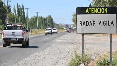 Las multas fueron registradas sobre la Ruta 151. Foto: Florencia Salto.