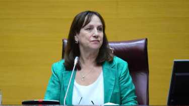 Reina es la vicepresidenta primera de la Cámara. Foto Cecilia Maletti.