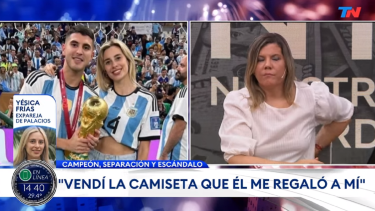 Yésica Frías volvió a hablar de la medalla que Exequiel Palacios obtuvo en Qatar 2022. 