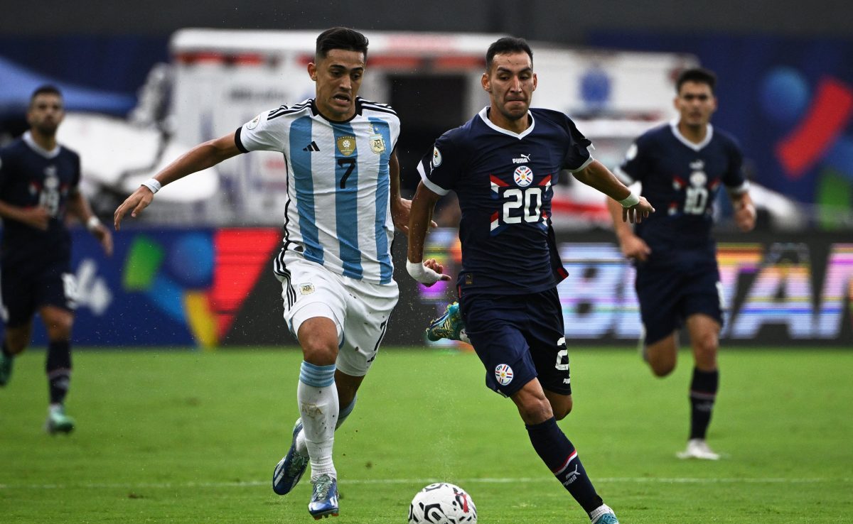 Argentina empató 3 a 3 con Paraguay. 
