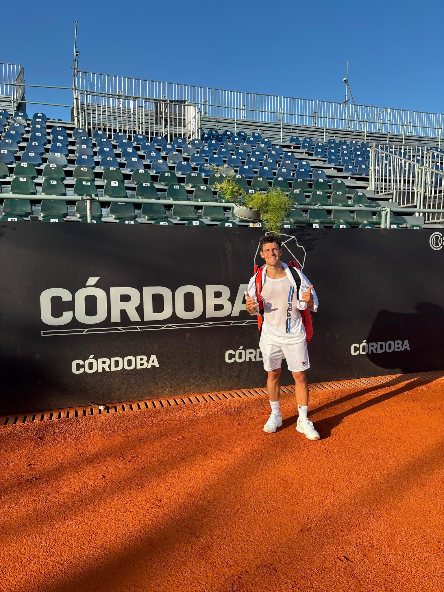 Diego Schwartzman debuta en el Córdoba Open. 