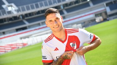 Las primeras imágenes de Sant’anna y Villagra con la camiseta de River: qué número usará cada uno