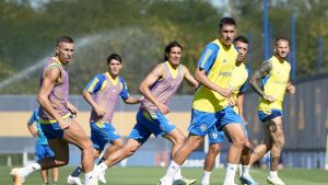 Dos jugadores de Boca sufrieron molestias físicas a cuatro días del Superclásico