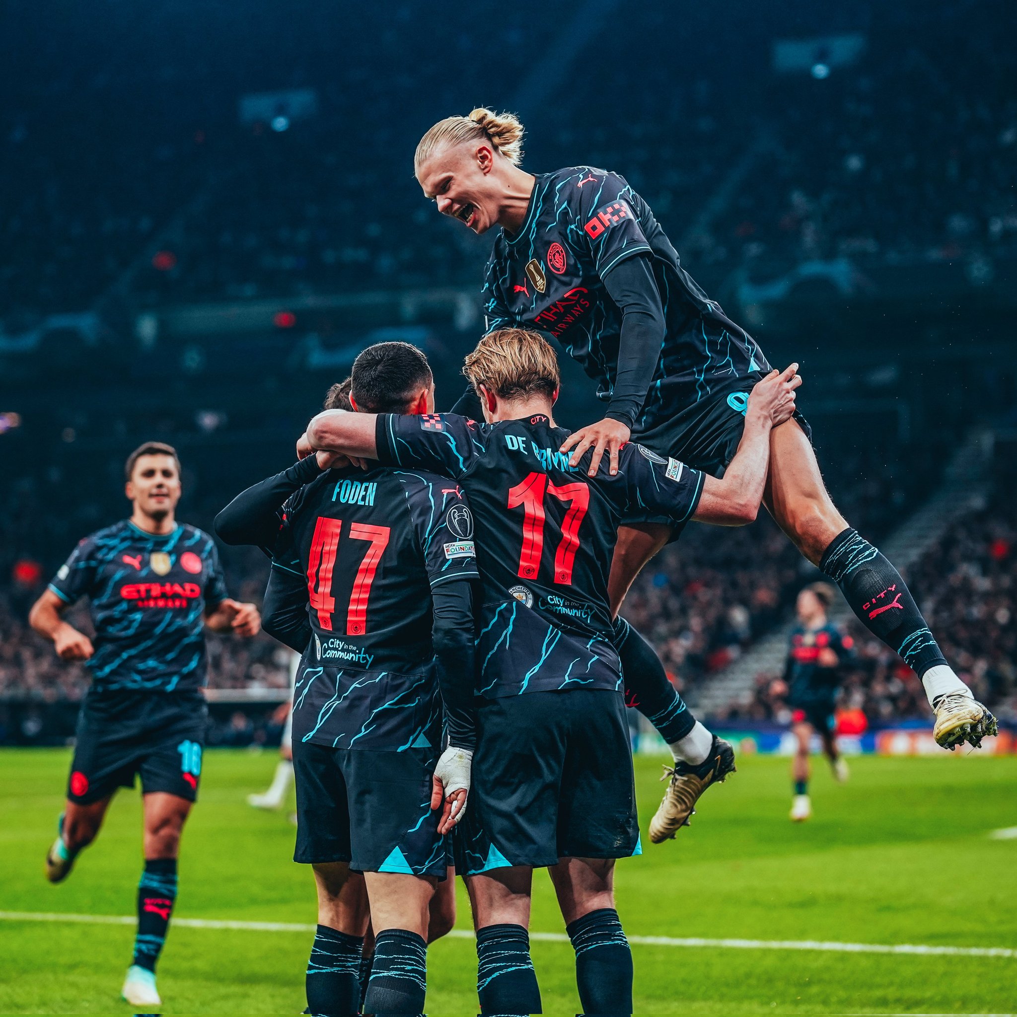 Manchester City ganó el primer cruce ante Copenhague en Dinamarca. 