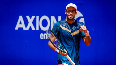 Díaz Acosta jugó un gran partido y está en semifinales por primera vez en un torneo de ATP. 